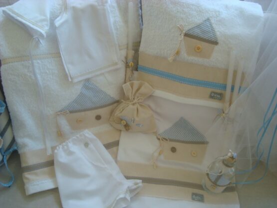 Boys Baptism Package "Boat with Stripes" - Image 3