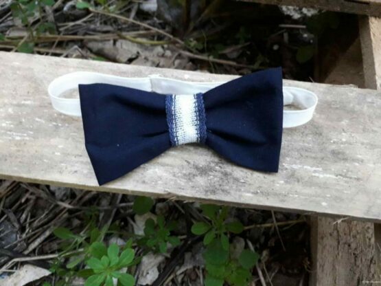 Fliege Marineblau – Bild 5