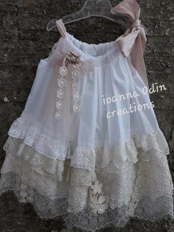 Boho Style Christening Dress