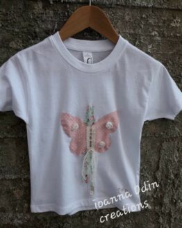 T-Shirt Pink Butterfly