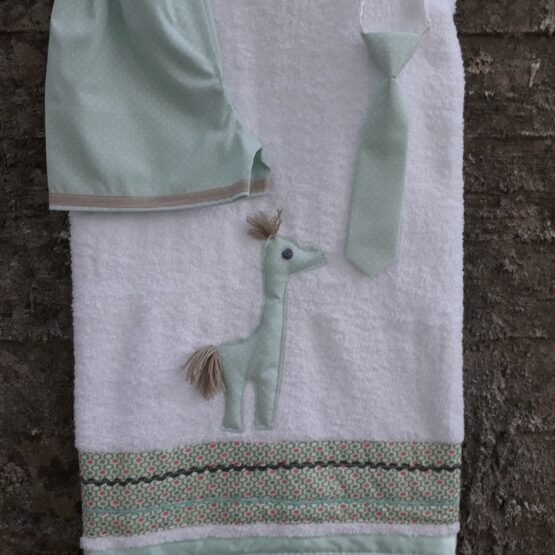 Bath Set "Giraffe" with Underwear and Tie