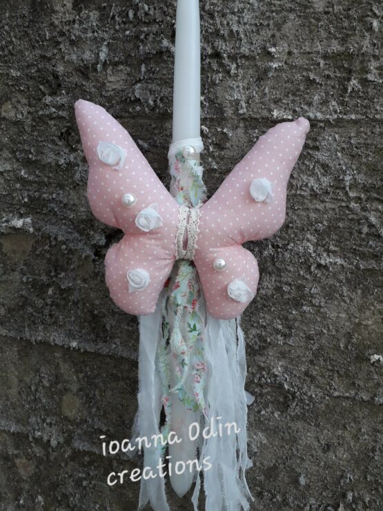 Easter Candle and T-Shirt Set Butterfly