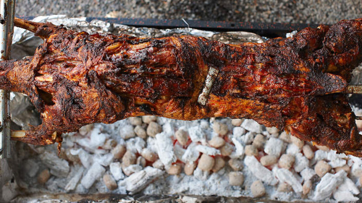 Nikiforo's Greek Easter Lamb on the Spit Recipe